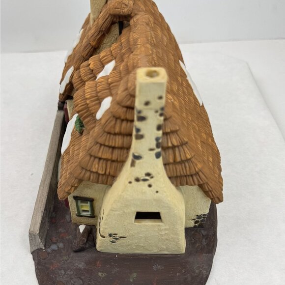 Vtg Department 56 Dickens Village Christmas Carol Cottage Porcelain Lighted 1996 - Picture 14 of 16
